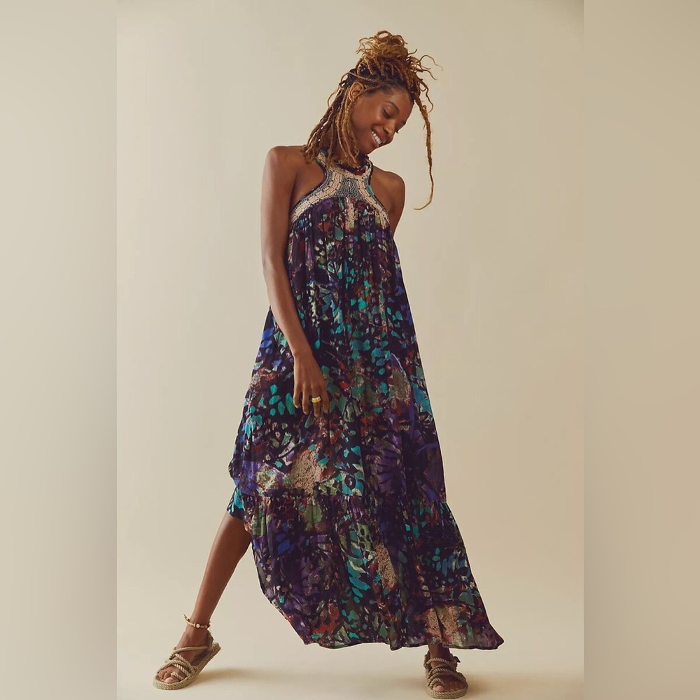 Free People Monarch Maxi Dress size M